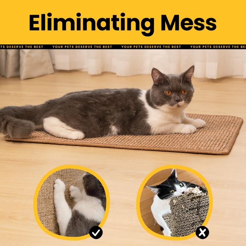 🐱Natural Sisal Cat Scratch Pad