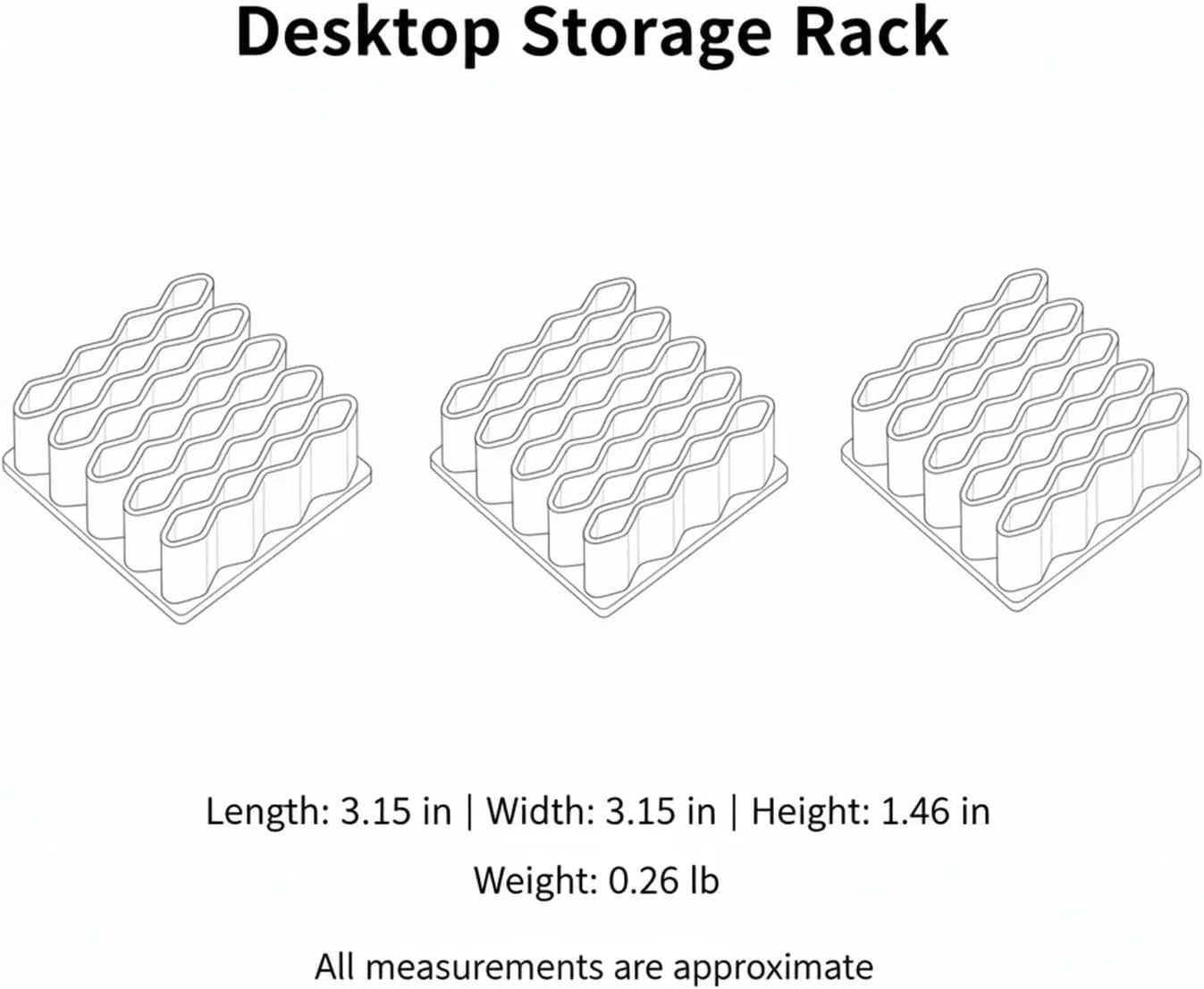 Desktop Storage Rack