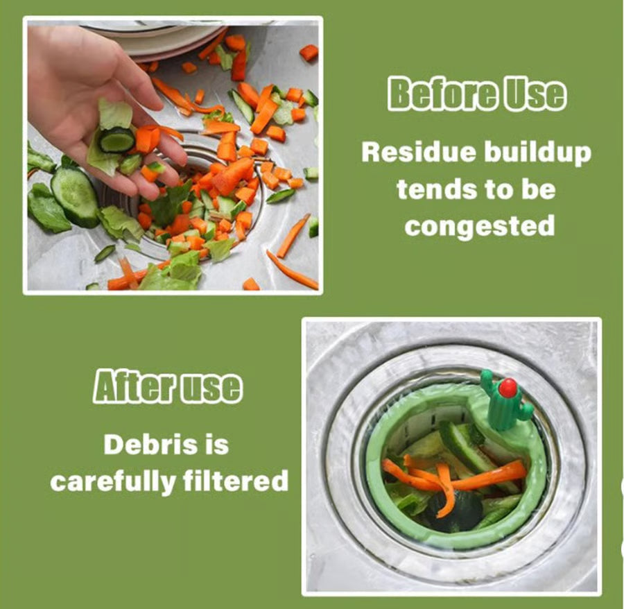 Cactus Kitchen Automatic Dumping Sink Filter