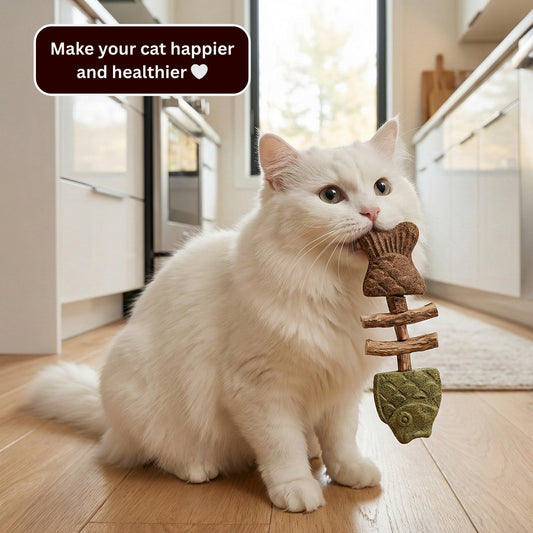 Pawzioo™ Catnip & Silvervine Chew