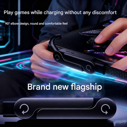 2-In-1 Invisible -240W Fast Charging Cable + Built‑In Invisible Stand