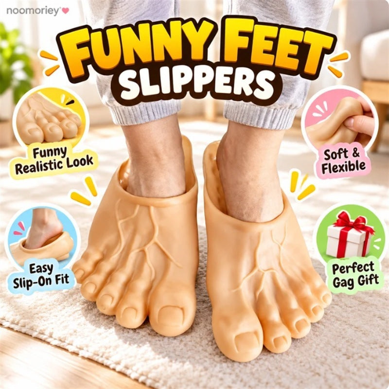 🔥 Last Day 49% OFF – Barefoot Prank Slippers✈️Buy 2 Free shipping✈️