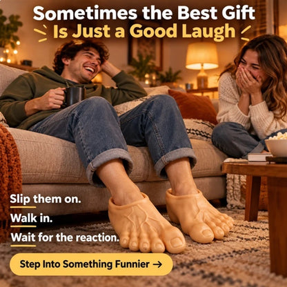 🔥 Last Day 49% OFF – Barefoot Prank Slippers✈️Buy 2 Free shipping✈️