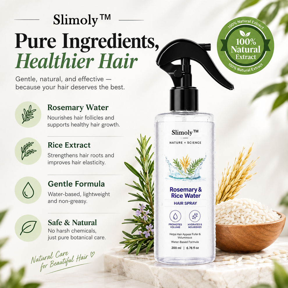 Wildvra Rosemary & Rice Water Hair Spray