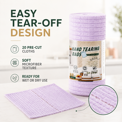 Lazy Disposable Cleaning Cloths Roll👋Use Once, Toss Away