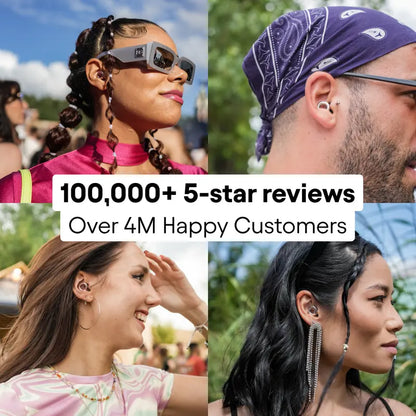 Earplugs, Live Music &Events, Stylish 17 dB Noise Filtering with Hearing Protection, 1 Pair + Case