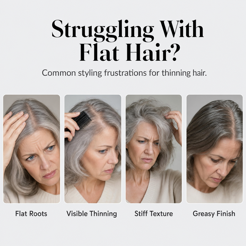 Natural-looking volume with Clenohome styling spray